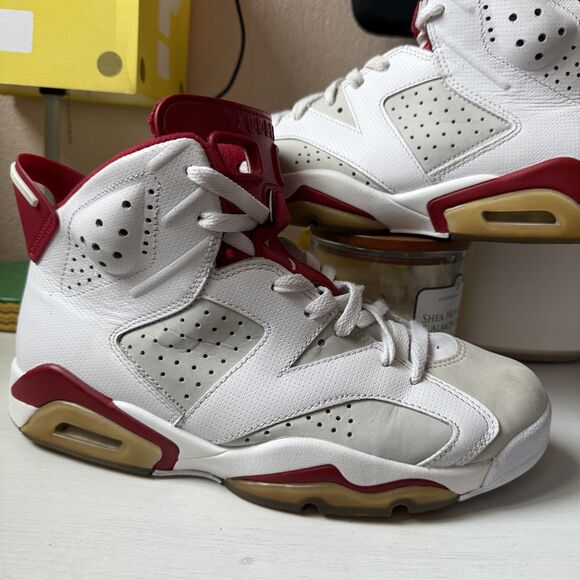 Air Jordan 6 Retro Size 7.5 Mens Hare Alternate Nike Retro Red White 384664-113 - Picture 8 of 10